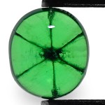1.04-Carat Beautiful Grass Green Colombian Trapiche Emerald