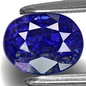 2.87-Carat Unheated Royal Blue Kashmir-Origin Sapphire (GIA)